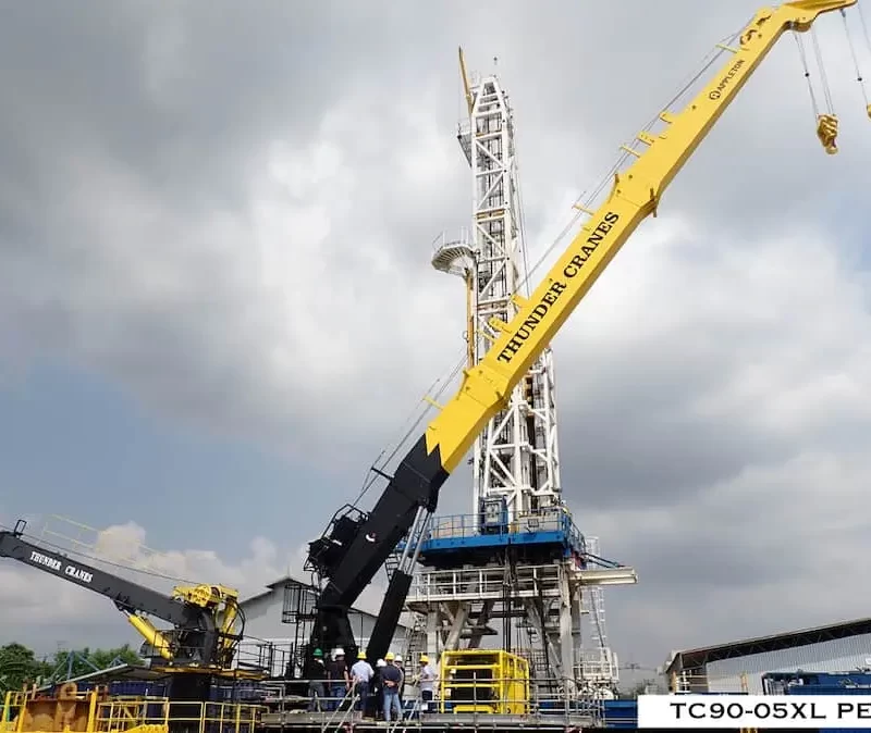 First Glimpse of TC90-05XL Offshore Portable Crane