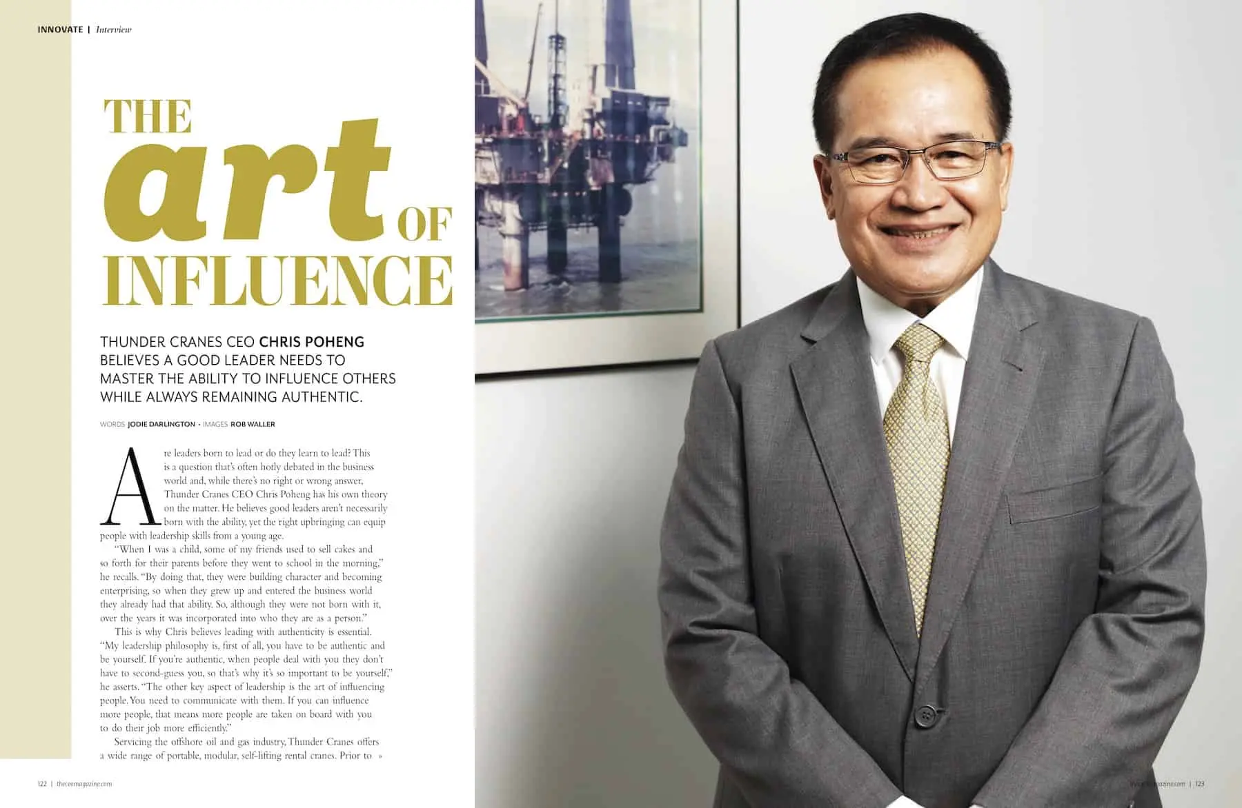 Thunder Cranes CEO Chris Poheng