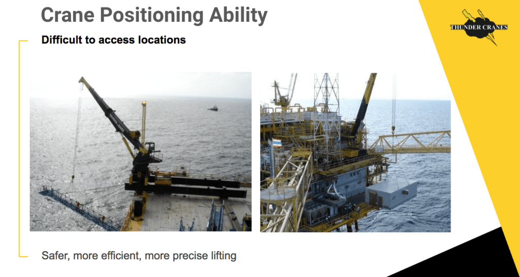 Modular Crane Position Offshore
