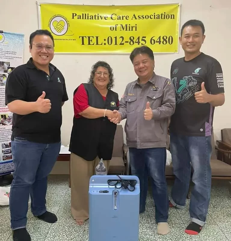 Thunder Cranes recently partnered with PETRONAS Carigali to support the Palliative Care Association of Miri (PCAM)