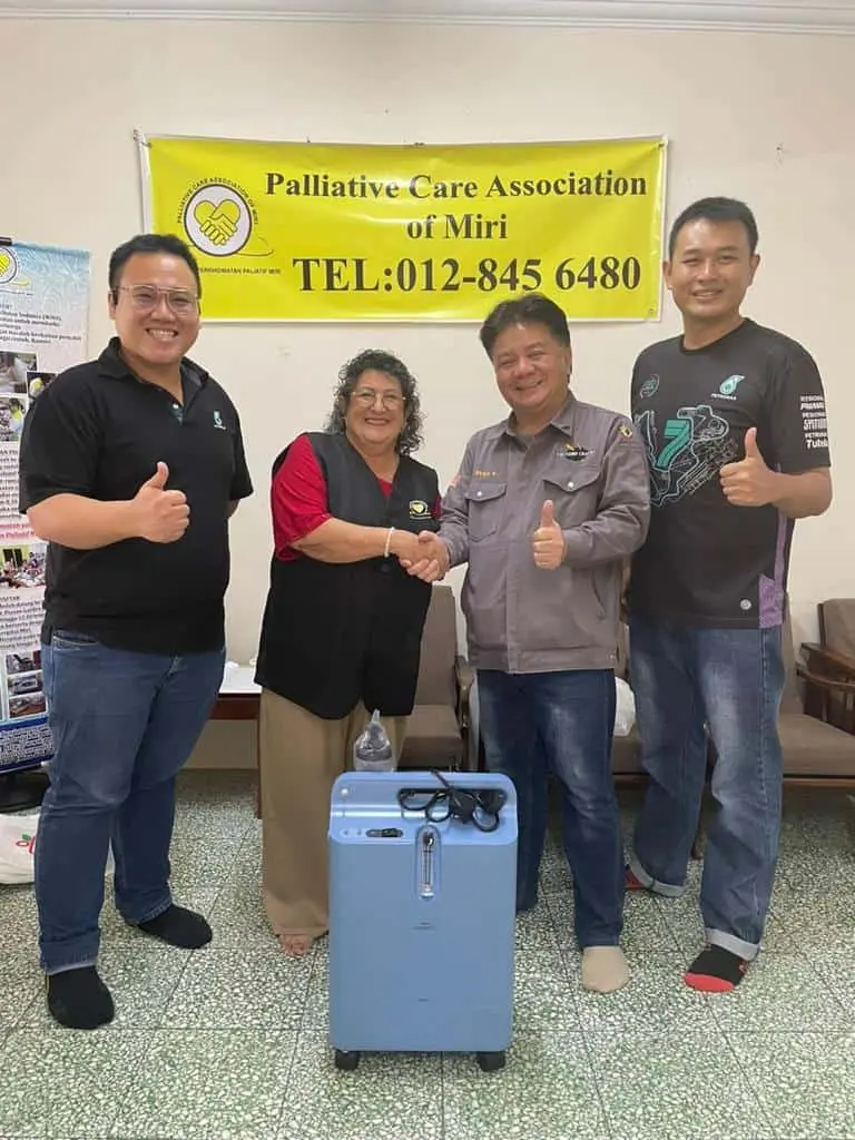 Thunder Cranes recently partnered with PETRONAS Carigali to support the Palliative Care Association of Miri (PCAM)